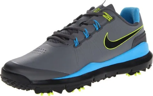 Nike Golf Men's Nike TW '14 Golf Shoe,Cool Grey/Vivid Blue/Metallic Dark Grey/Black,9.5 M US-nike