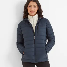 North RDS Womens Hooded Jacket - Dark Indigo