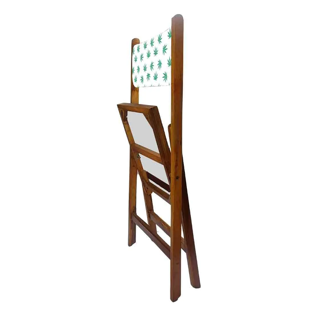 Nutcase Folding Wooden Chair For Dining  -  Baby Leaves