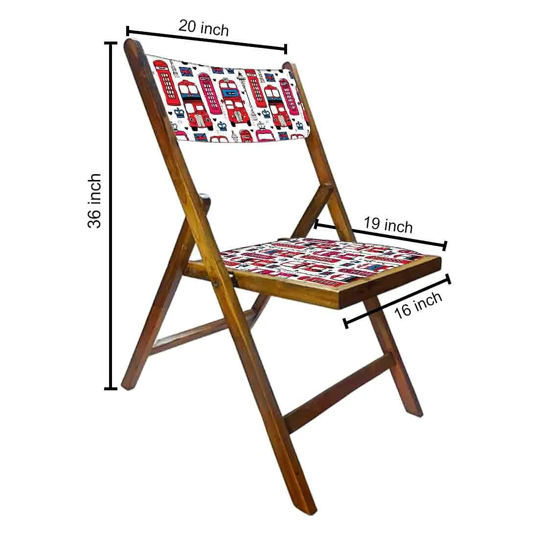 Nutcase Folding Wooden Chair For Home  -  Van