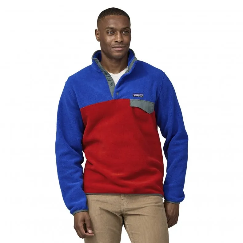 Patagonia Lightweight Synchilla Snap-T Pullover Fleece (Touring Red)