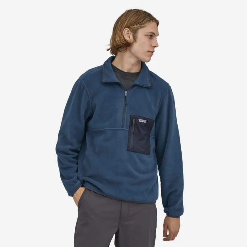 Patagonia Microdini 1/2 Zip Fleece Pullover (Tidepool Blue)