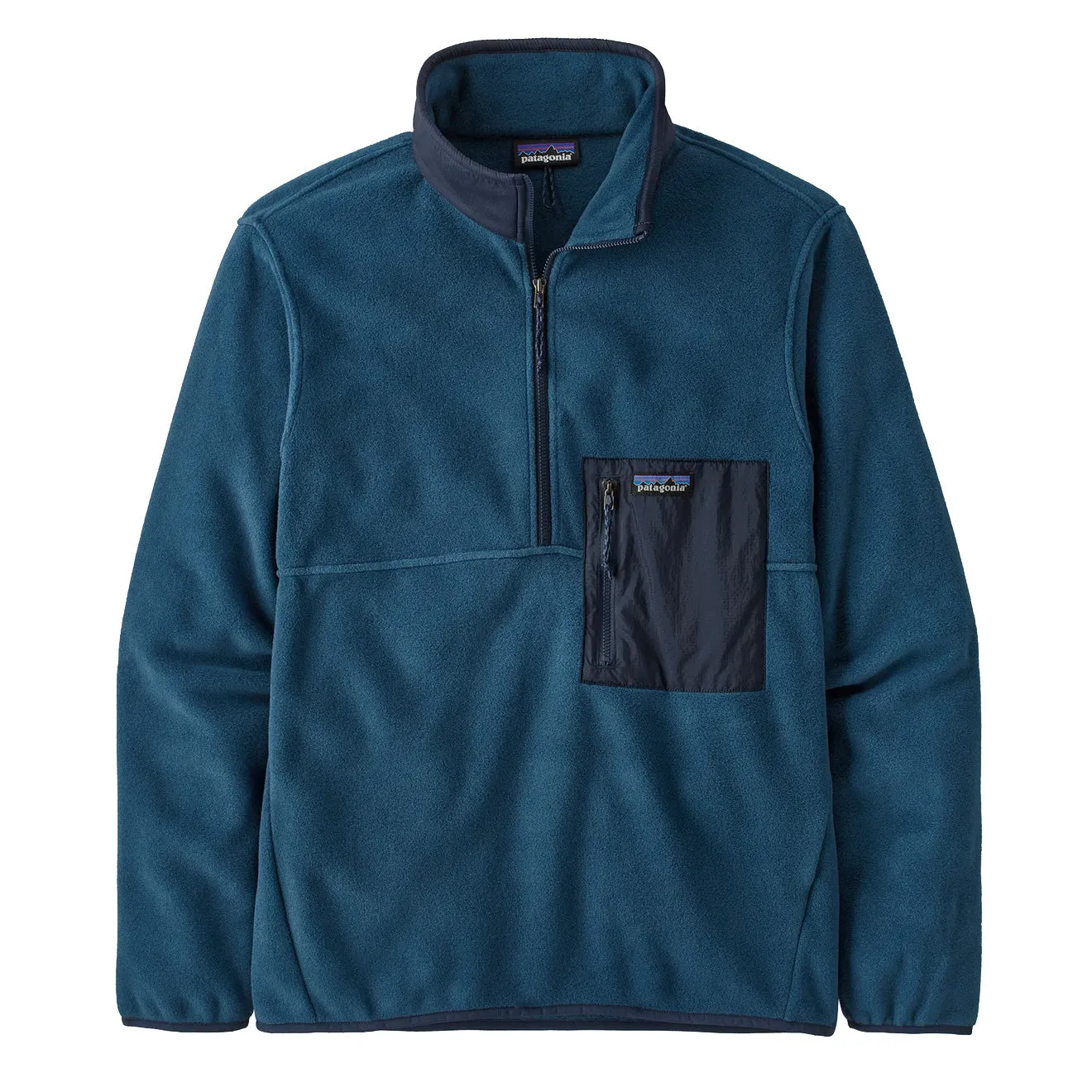 Patagonia Microdini 1/2 Zip Pullover Fleece Tidepool Blue