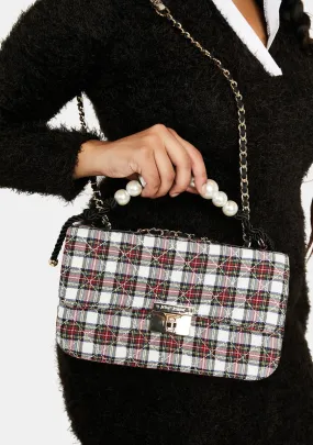 Plaid To Meet You Shoulder Bag-