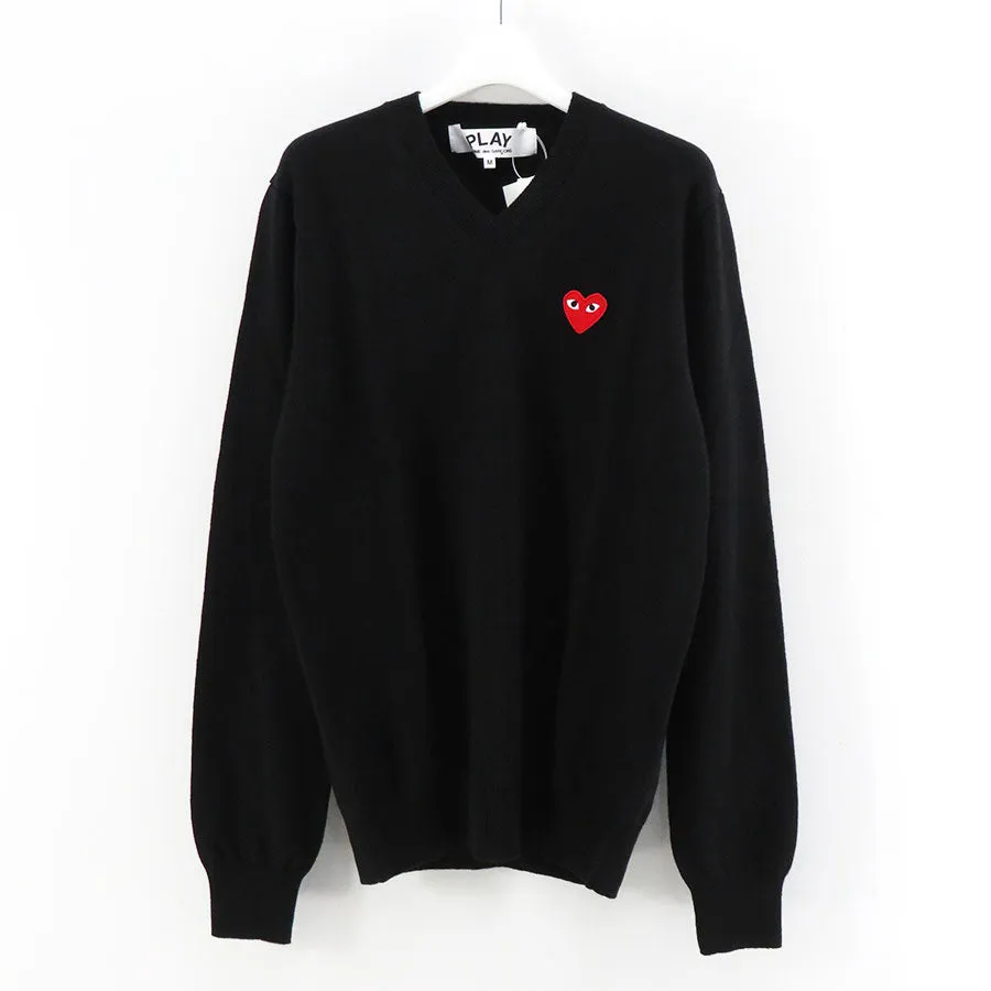 【PLAY COMME des GARCONS】V-NECK PULLOVER AZ-N002-051