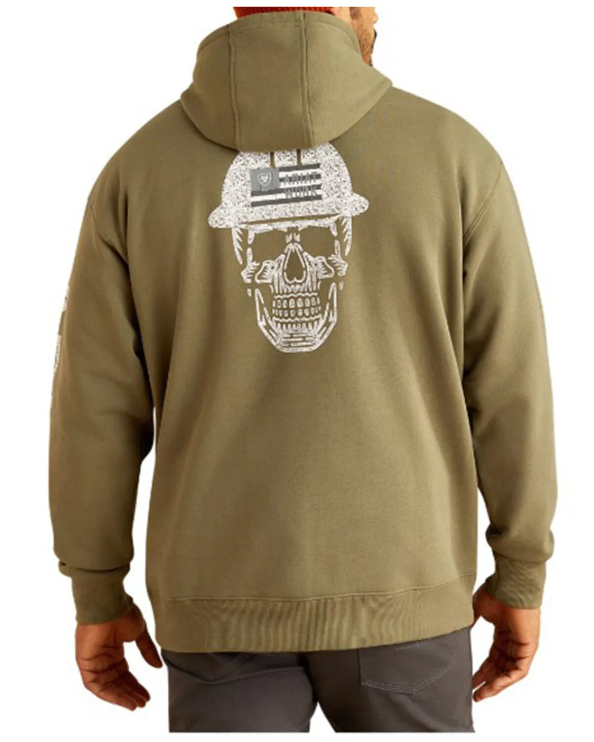 Product Name:  Ariat Men's Rebar Roughneck Pullover Hooded Sweatshirt