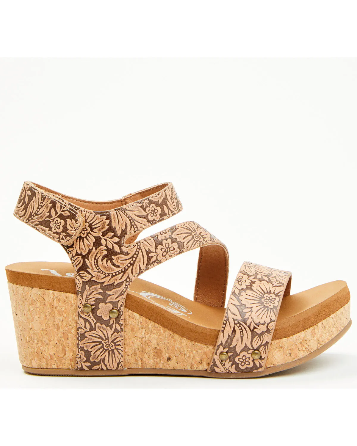 Product Name:  Very G Women's Casper Tooled Wedge Sandals