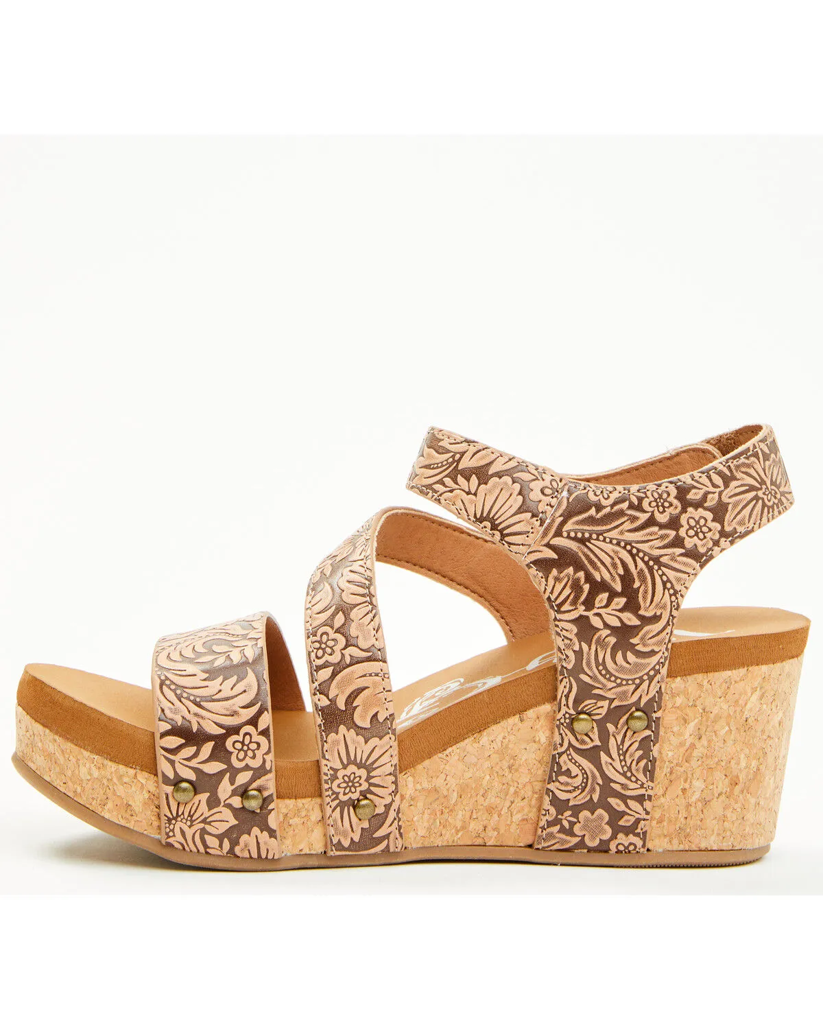 Product Name:  Very G Women's Casper Tooled Wedge Sandals