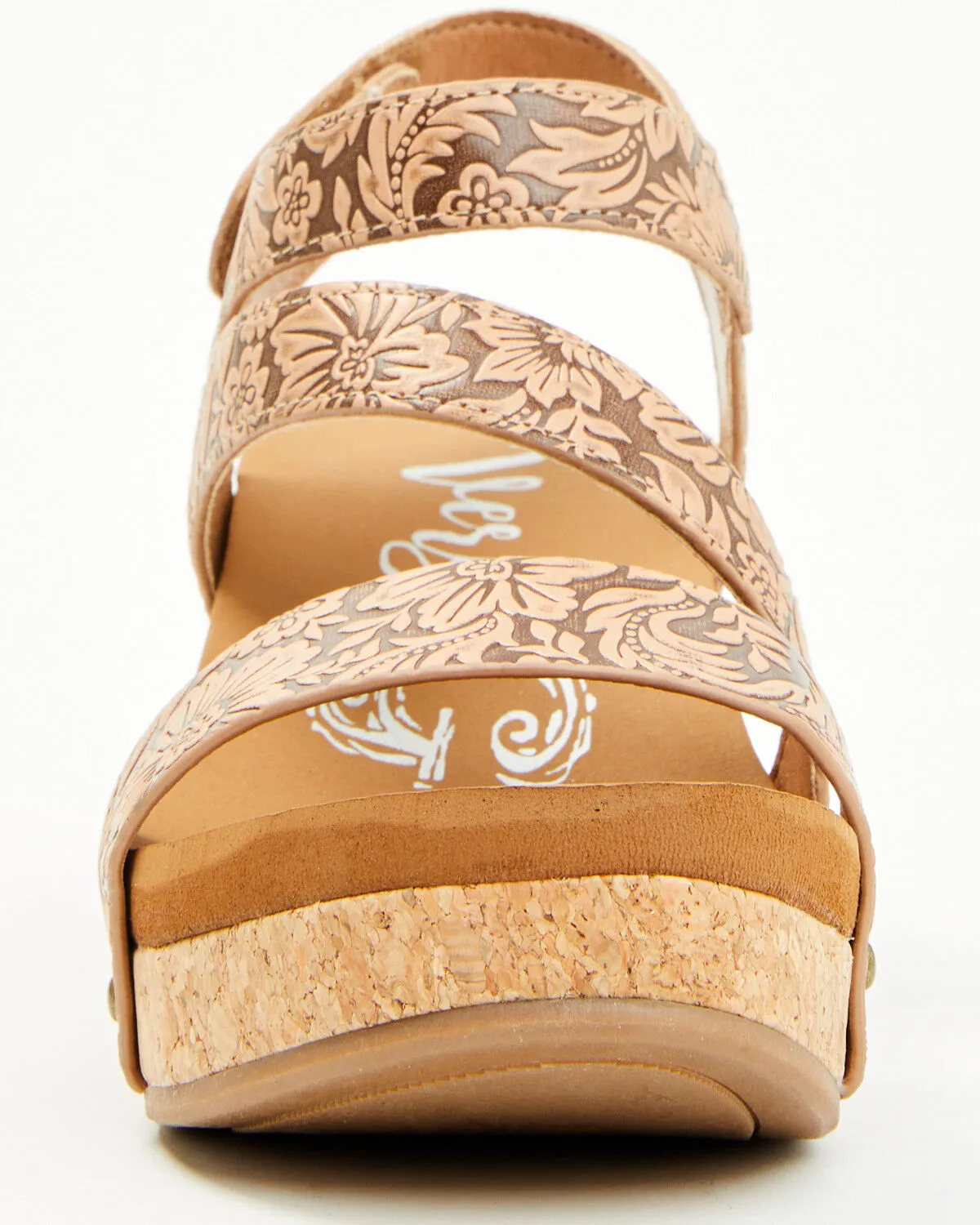 Product Name:  Very G Women's Casper Tooled Wedge Sandals