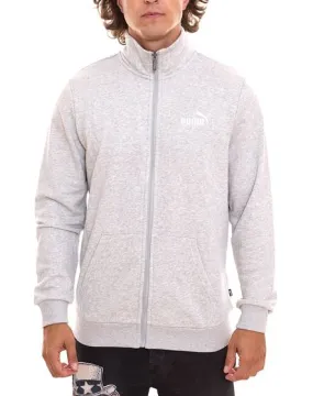 PUMA Men Ess 2 Col Track Jacket giacca da allenamento da uomo sostenibile in cotone 679632 04 grigio