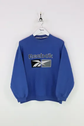 Reebok Sweatshirt Blue Medium