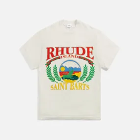 Rhude Beach Chair Tee - White