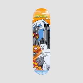 Ripndip Nermzilla Skateboard Deck Orange - 8