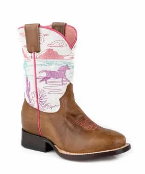 Roper Little Girls' Running Free Boot