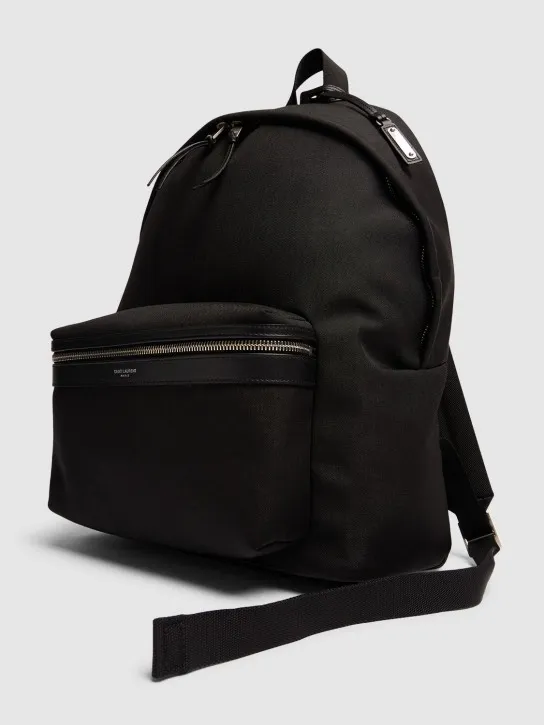 Saint Laurent   Logo nylon city backpack 