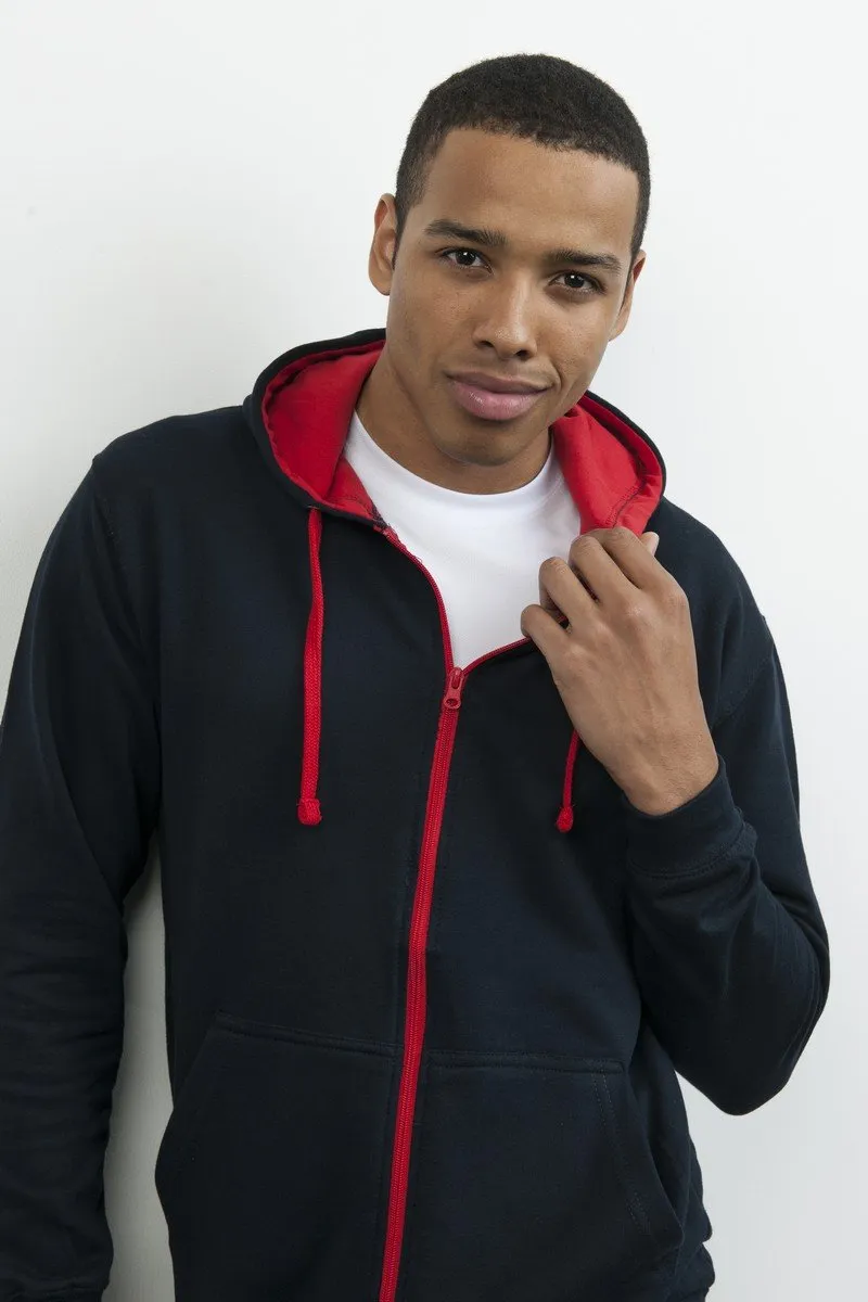 School Trip two tone Zipped Hoodie - If you're looking for something a bit different