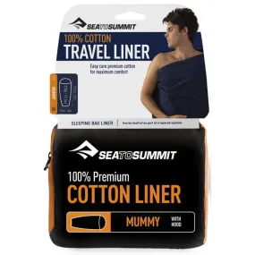 Sea To Summit Coton Traveller Pillow Insert - Silk & Wool - Sleeping Bag Liner