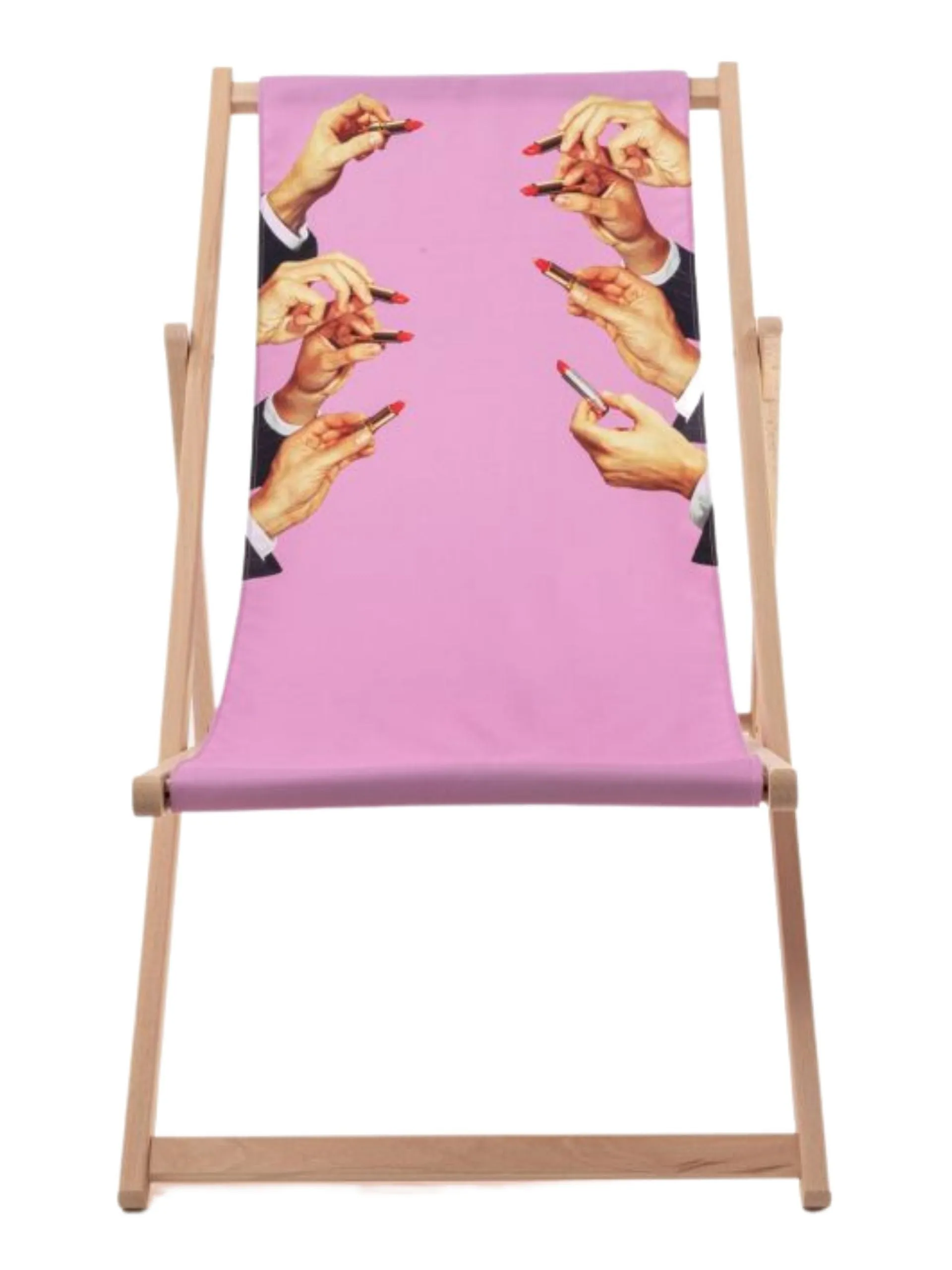 Seletti wears Toiletpaper   Deck Chair / Lipsticks Pink