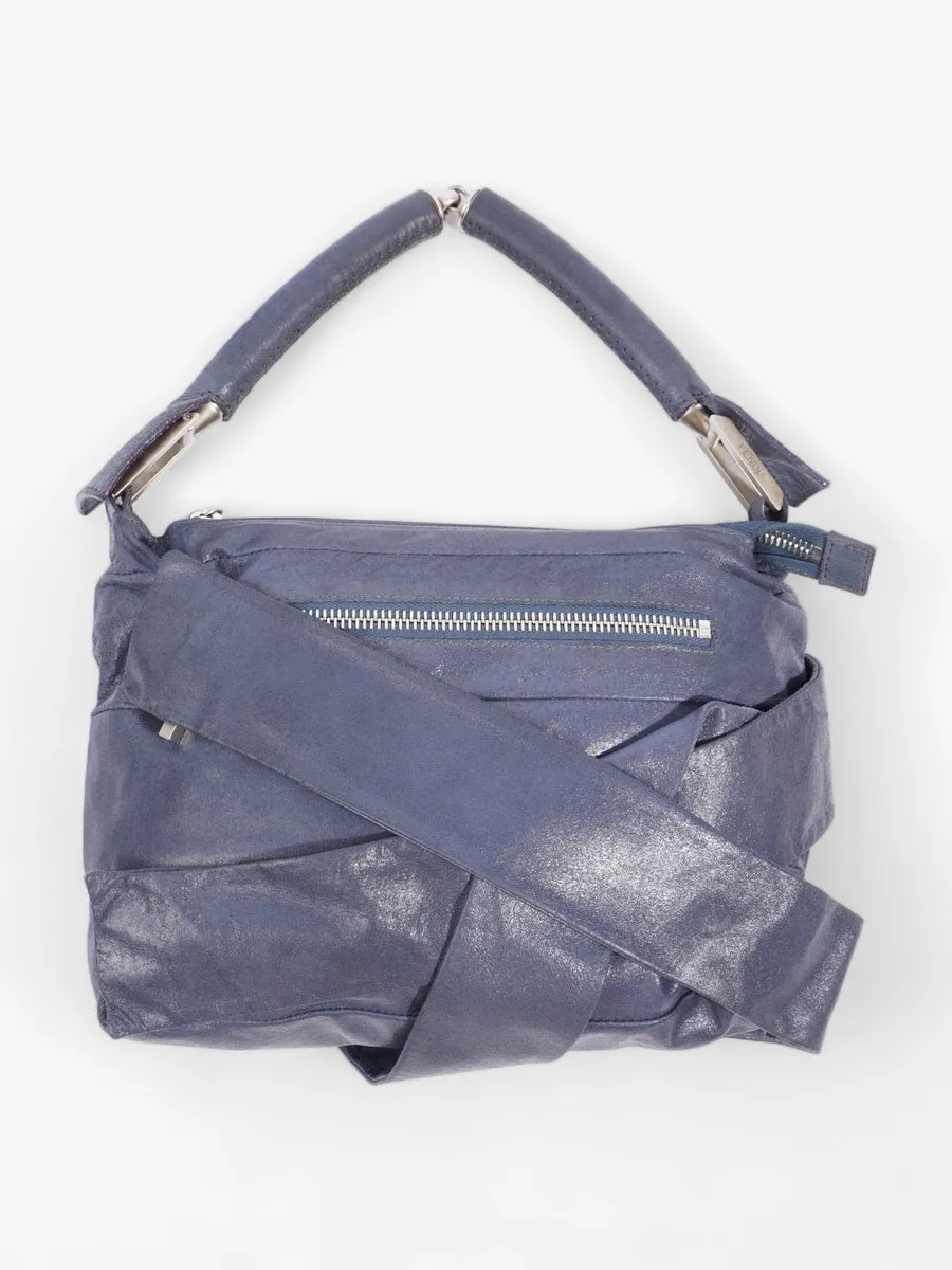 Shoulder Bag Midnight Blue Leather