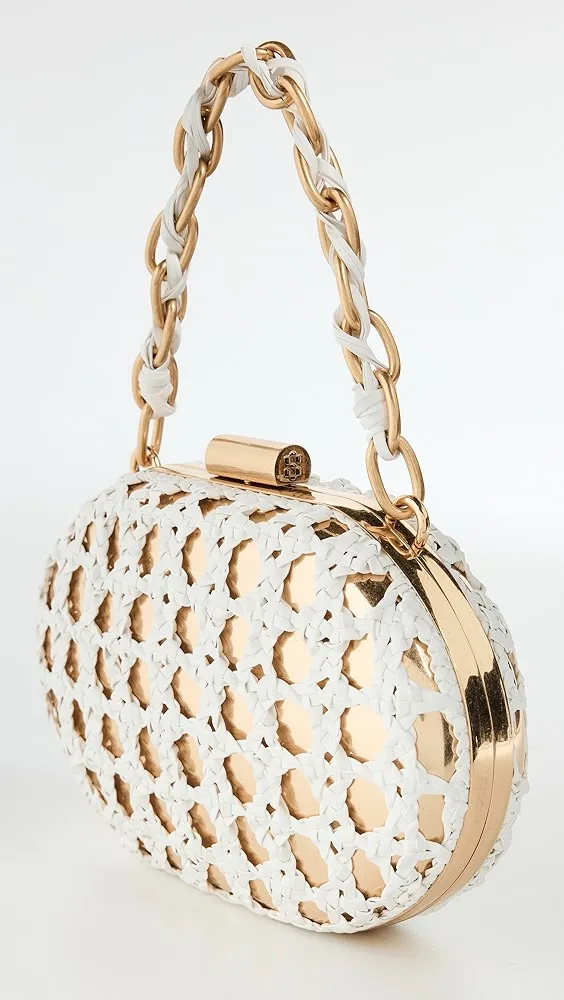 SIMKHAI   Sol Macrame Leather Bag 