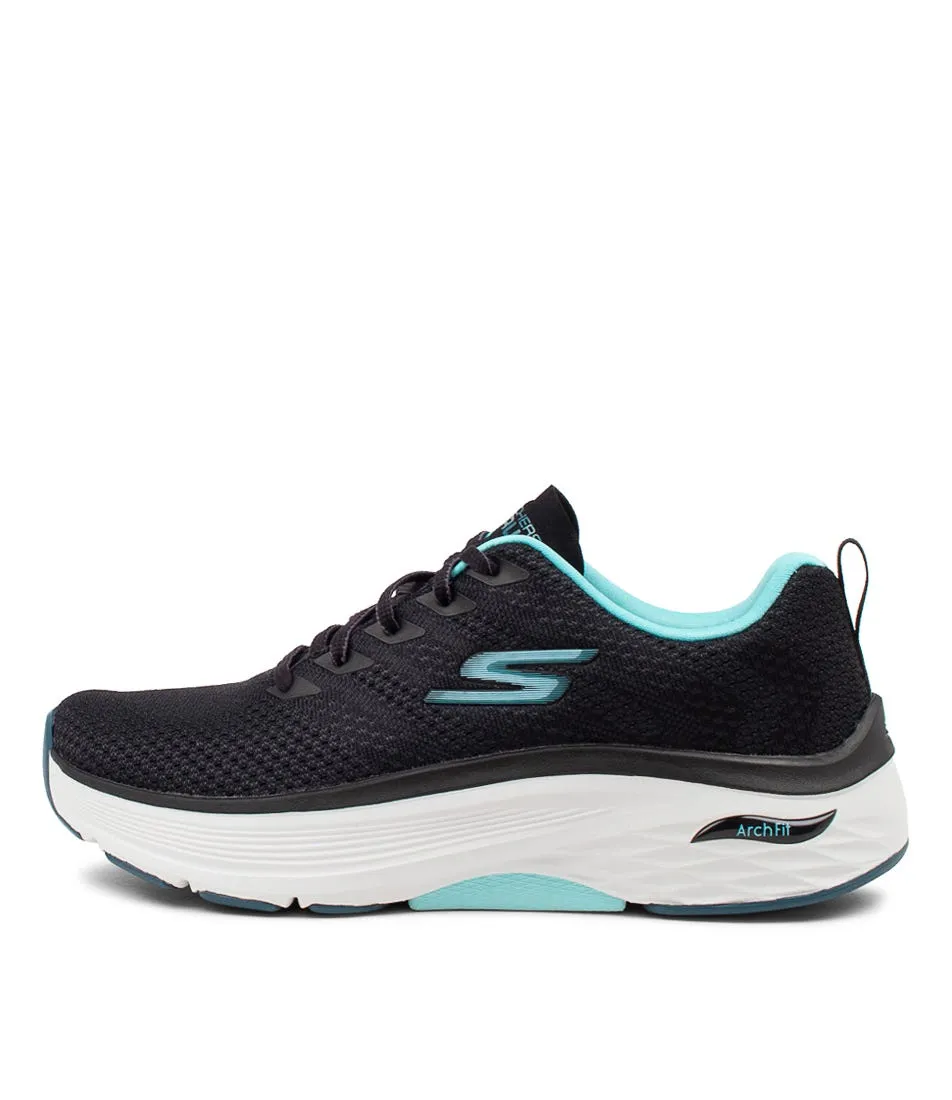 SKECHERS Max Cushioning Black Sneakers