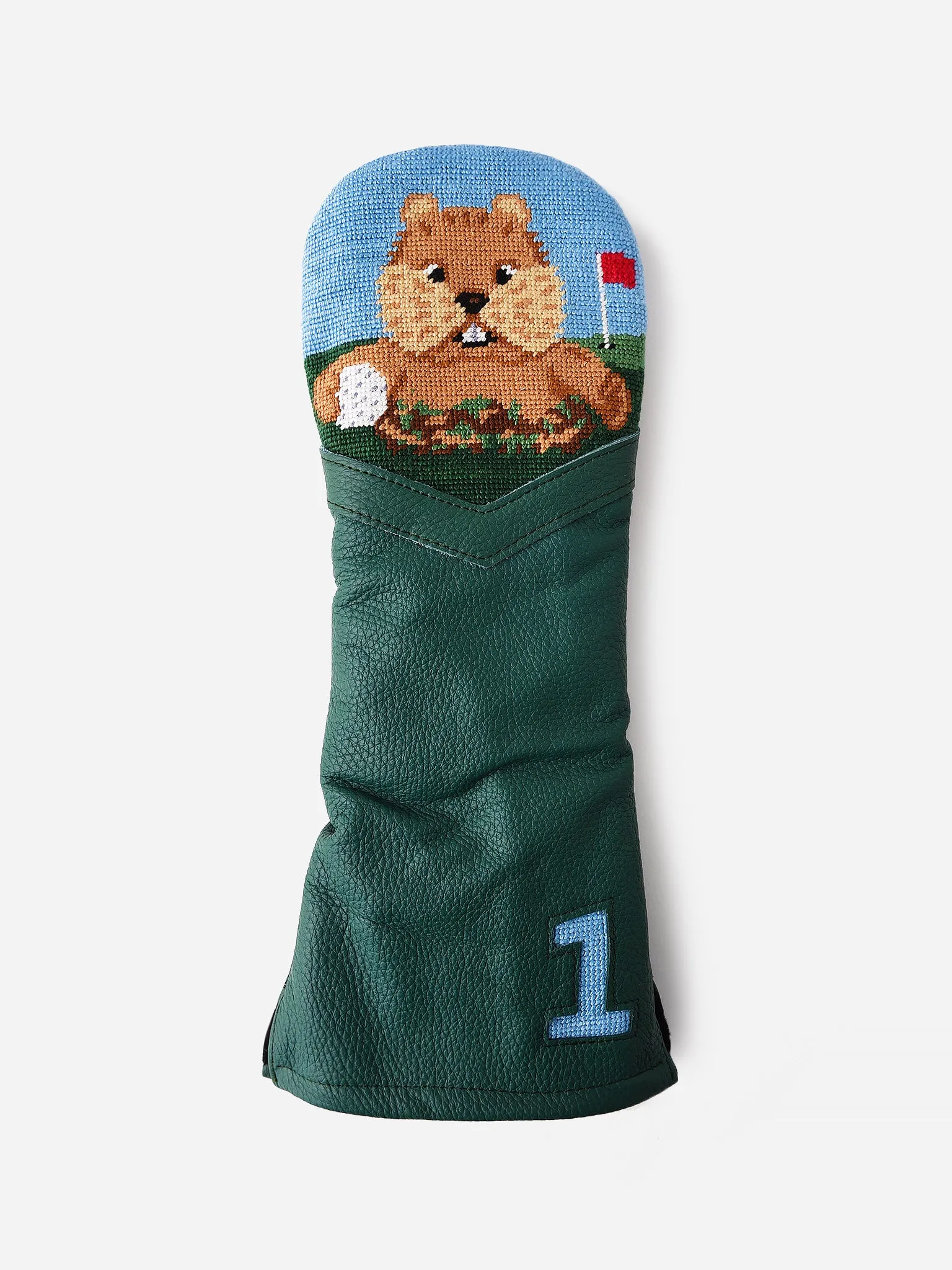     SMATHERS & BRANSON  Gopher Needlepoint Golf Headcover    