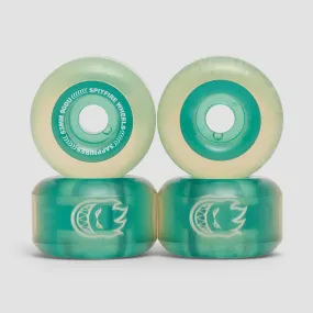 Spitfire Sapphires 90DU Skateboard Wheels Green 53mm