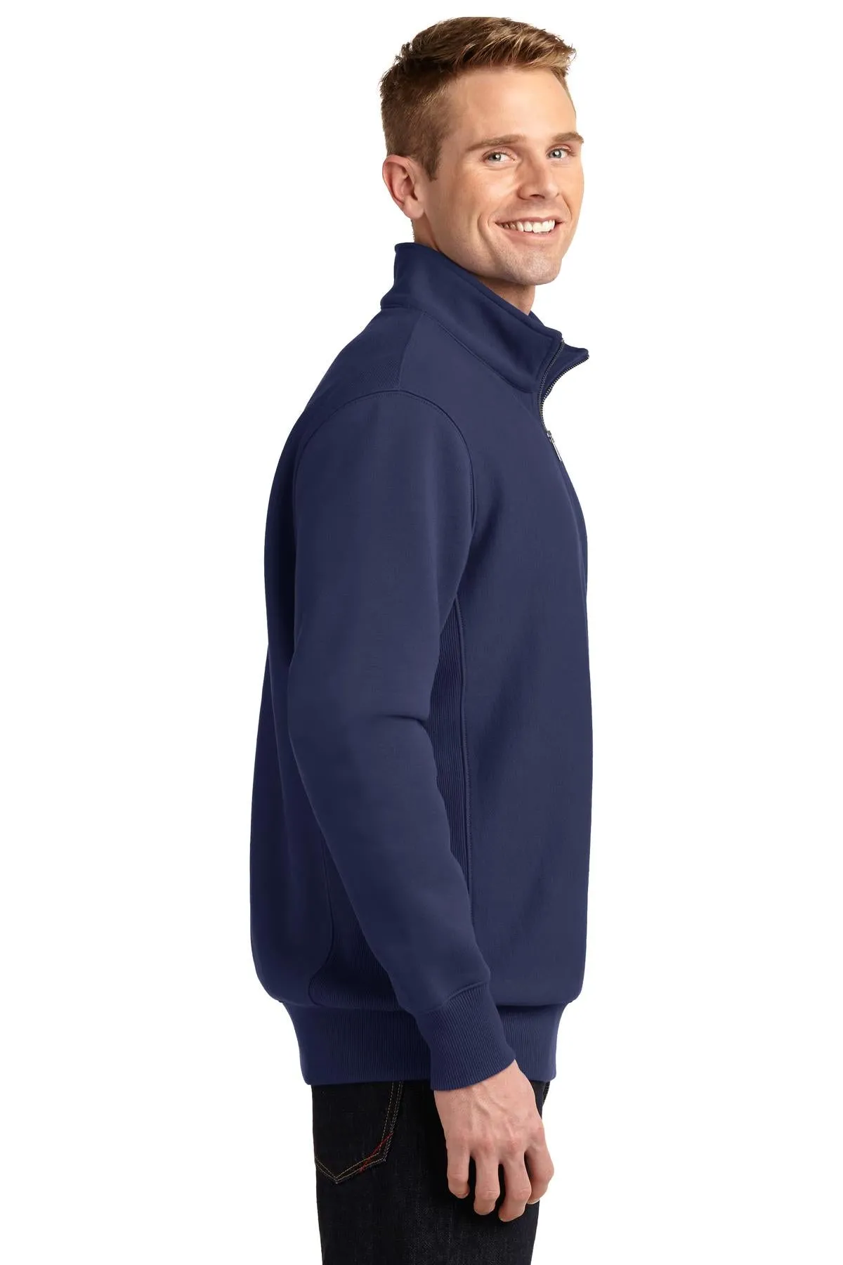 Sport-Tek Super Heavyweight 1/4-Zip Pullover Sweatshirt ST283 True Navy