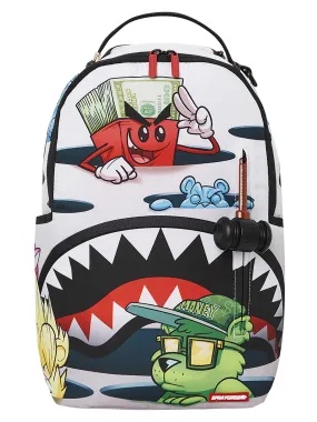 Sprayground Can't Catch Me Backpack - White