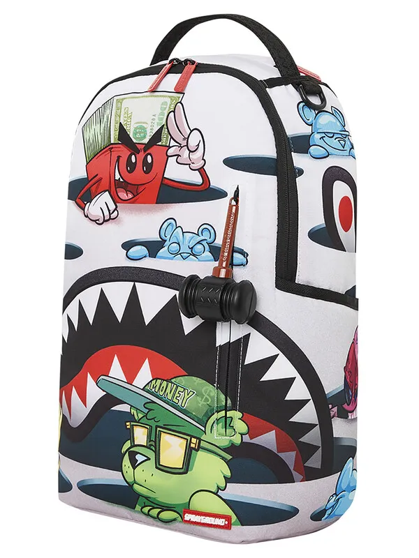 Sprayground Can't Catch Me Backpack - White