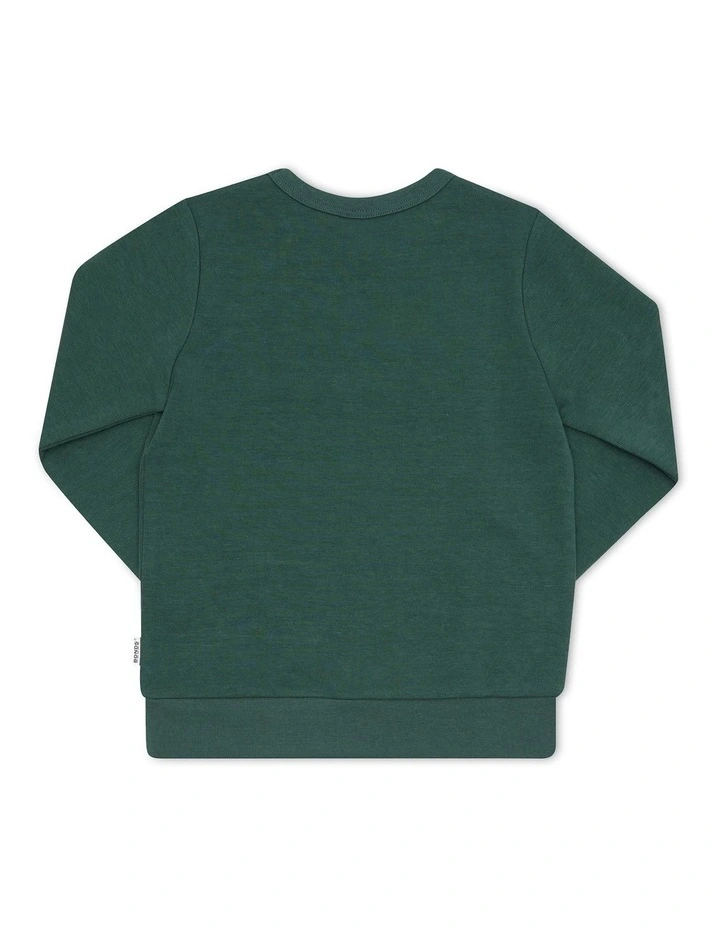 Tech Sweatshirt Pullover (Sizes 3-7) in Jurassic