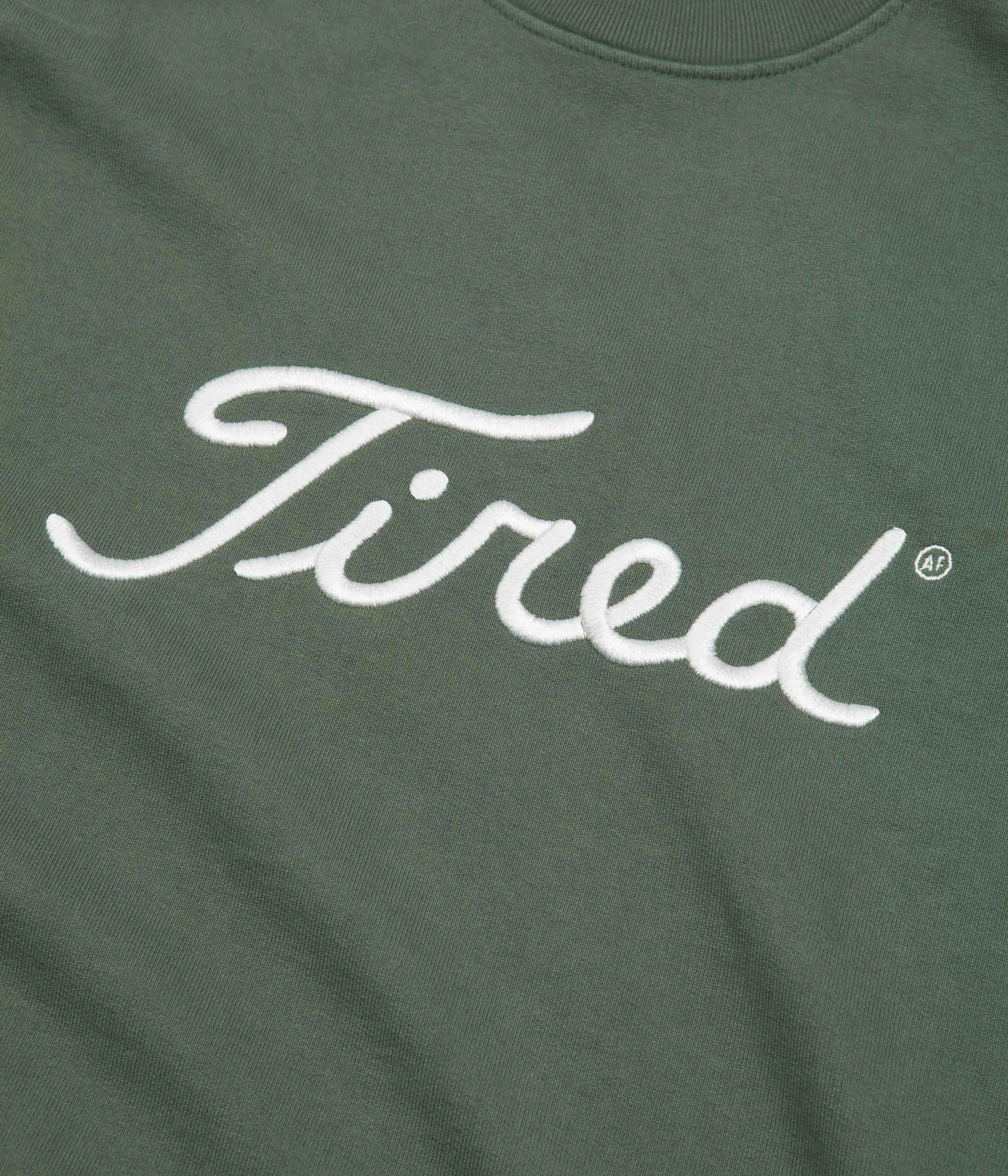 Tired Golf Crewneck Sweatshirt - Alpine Green