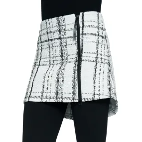 Tonia DeBellis Women's Zip Ski Skirt - TDB Windowpane