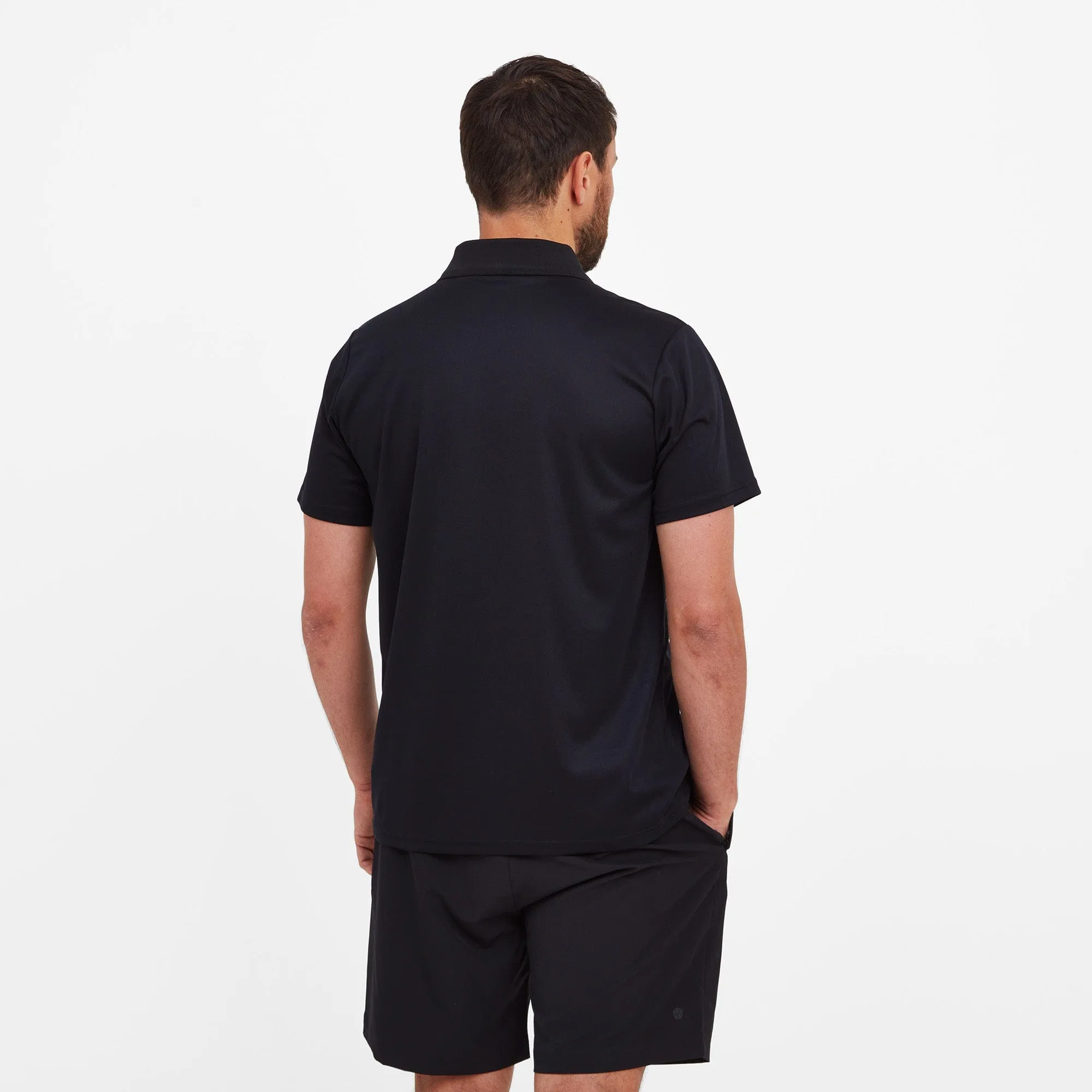 Torres Mens Tech Polo - Black