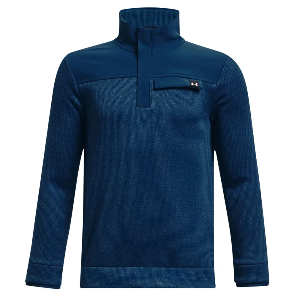 Under Armour Junior SweaterFleece Half Zip Golf Mid Layer