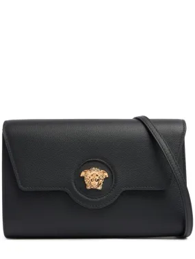 Versace   Medusa grain leather shoulder bag 