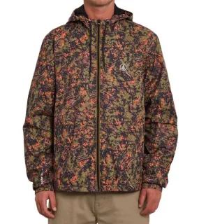 VOLCOM Ermont Light Giacca a Vento da Uomo con C.Co Tech Resist Rain Jacket A1512200 MIL Colorato