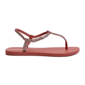 Women's Flip-Flop Sandals With Glitter 26914 Ipanema Class Brilha Fem Coral pink