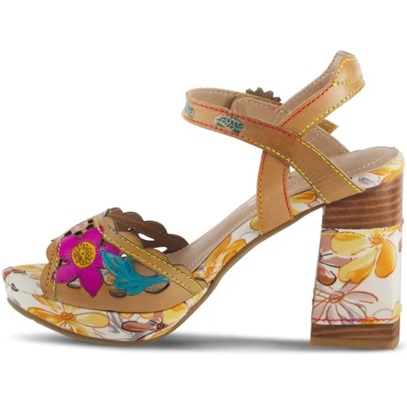 Women’s L’Artiste Avantgarde Sandals – Tan Multi