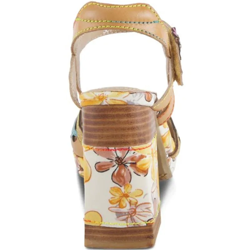 Women’s L’Artiste Avantgarde Sandals – Tan Multi