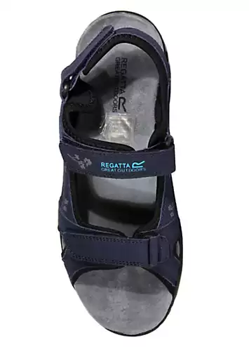 Women’s Navy & Black Lady Haris Sandals by Regatta | Look Again