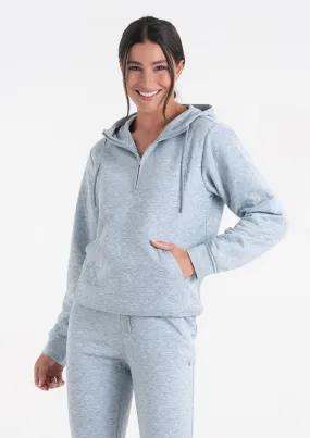 Women's 1/2 Zip Performance Quilted Comfort Hoodie