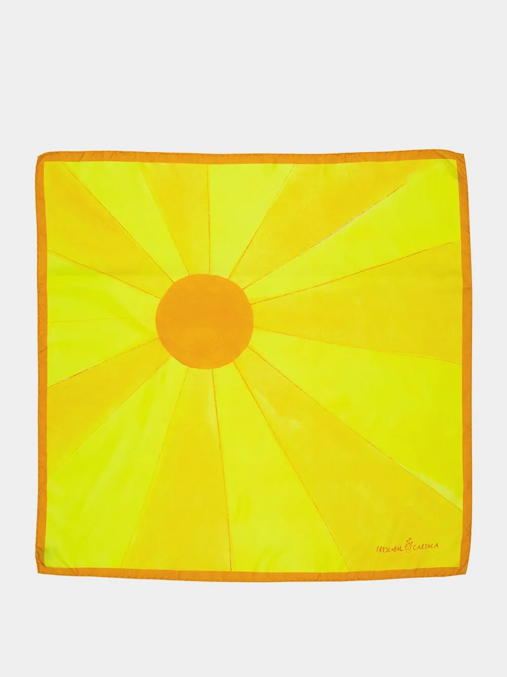 x John Booth Yellow Lucia Scarf